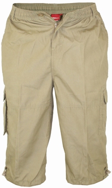 Cargo capri 'MASON' m. elastisch boord, sand