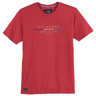 Redfield t-shirt 'Offshore Sailing', paprika