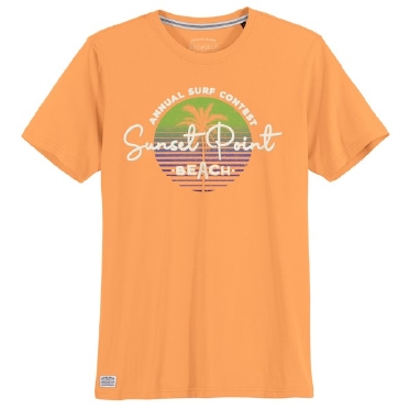 Redfield t-shirt 'Sunset Point', light orange