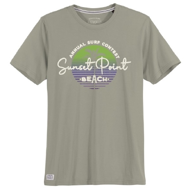 Redfield t-shirt 'Sunset Point', dove grey