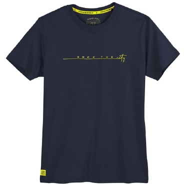 Redfield t-shirt 'Rock the City', donkerblauw