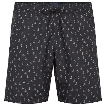 North 56°4 Zwemshorts m. anker print, navy