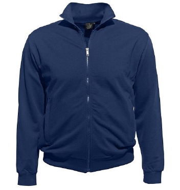 Ahorn sportief vest met rits, alpine blauw