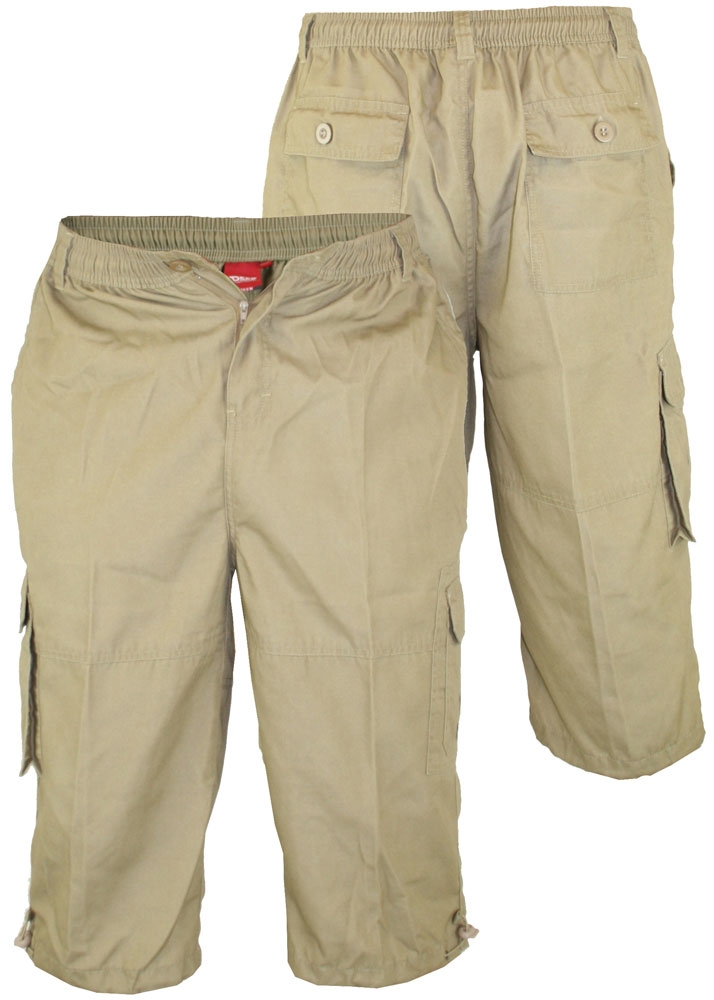 Cargo capri 'MASON' m. elastisch boord, sand