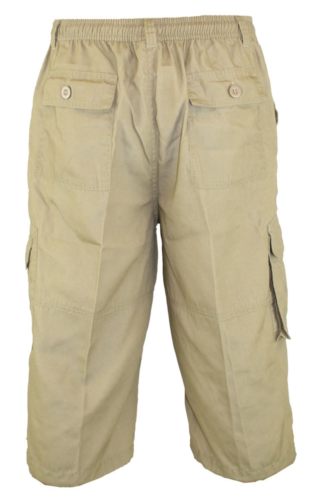 Cargo capri 'MASON' m. elastisch boord, sand