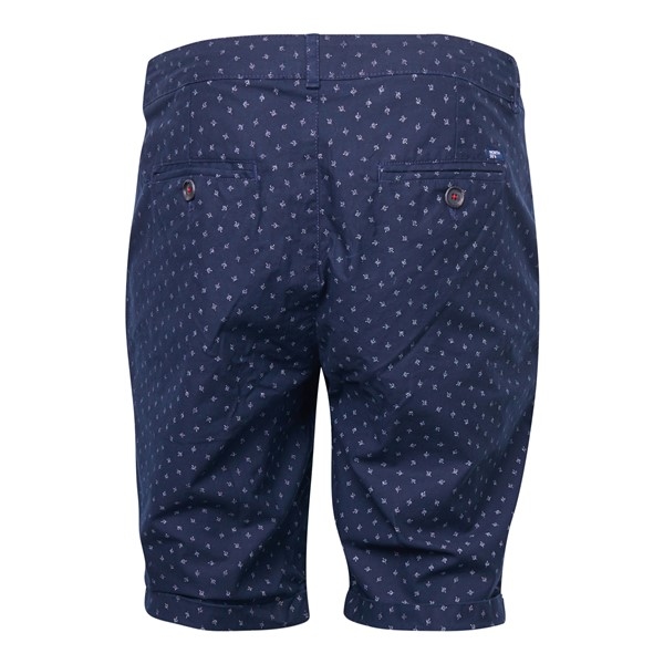 North 56°4 Chino shorts m. print, navy blue