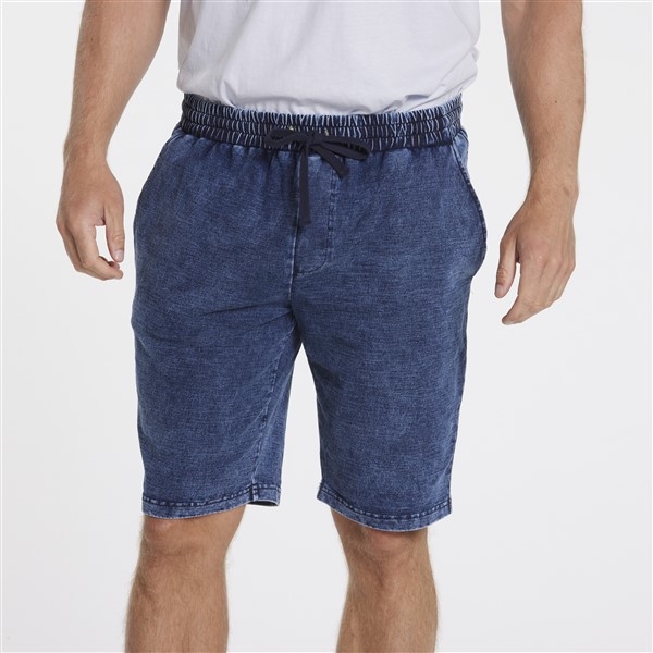 North 56°4 indigo sweat shorts, indigo blue