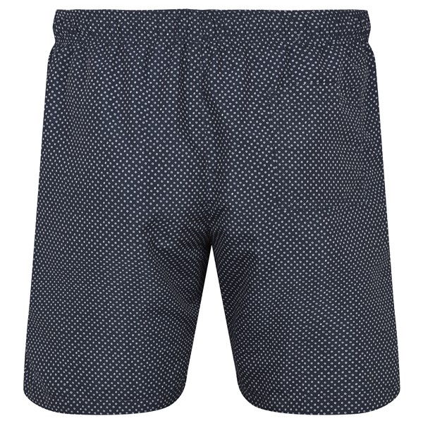 North 56°4 Zwemshorts witte bolletjes print, navy