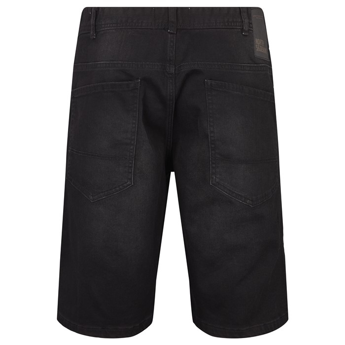 North 56Denim jeans shorts m. stretch, black used wash