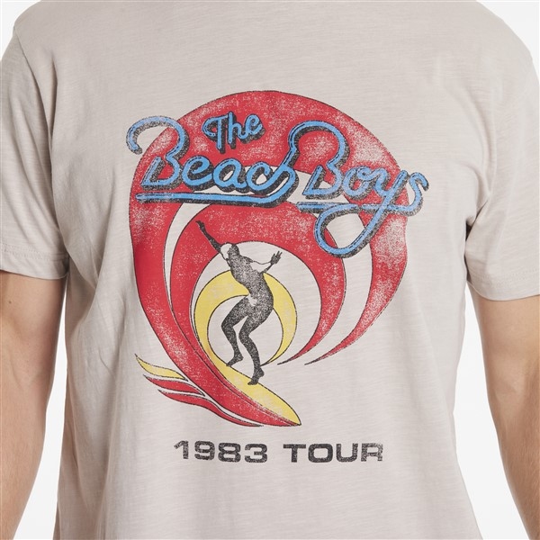 North 56Denim printed t-shirt 'Beach Boys', navy