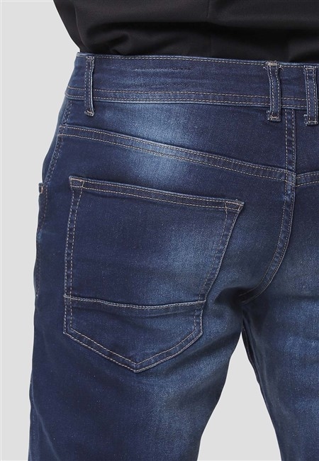 Pre End Jeans m. stretch Robbie L32, dark blue wash